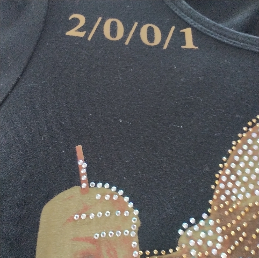 CHAGALL Vintage Bedazzled Top XL The Scene of the Ordinaries - Picture 11 of 12